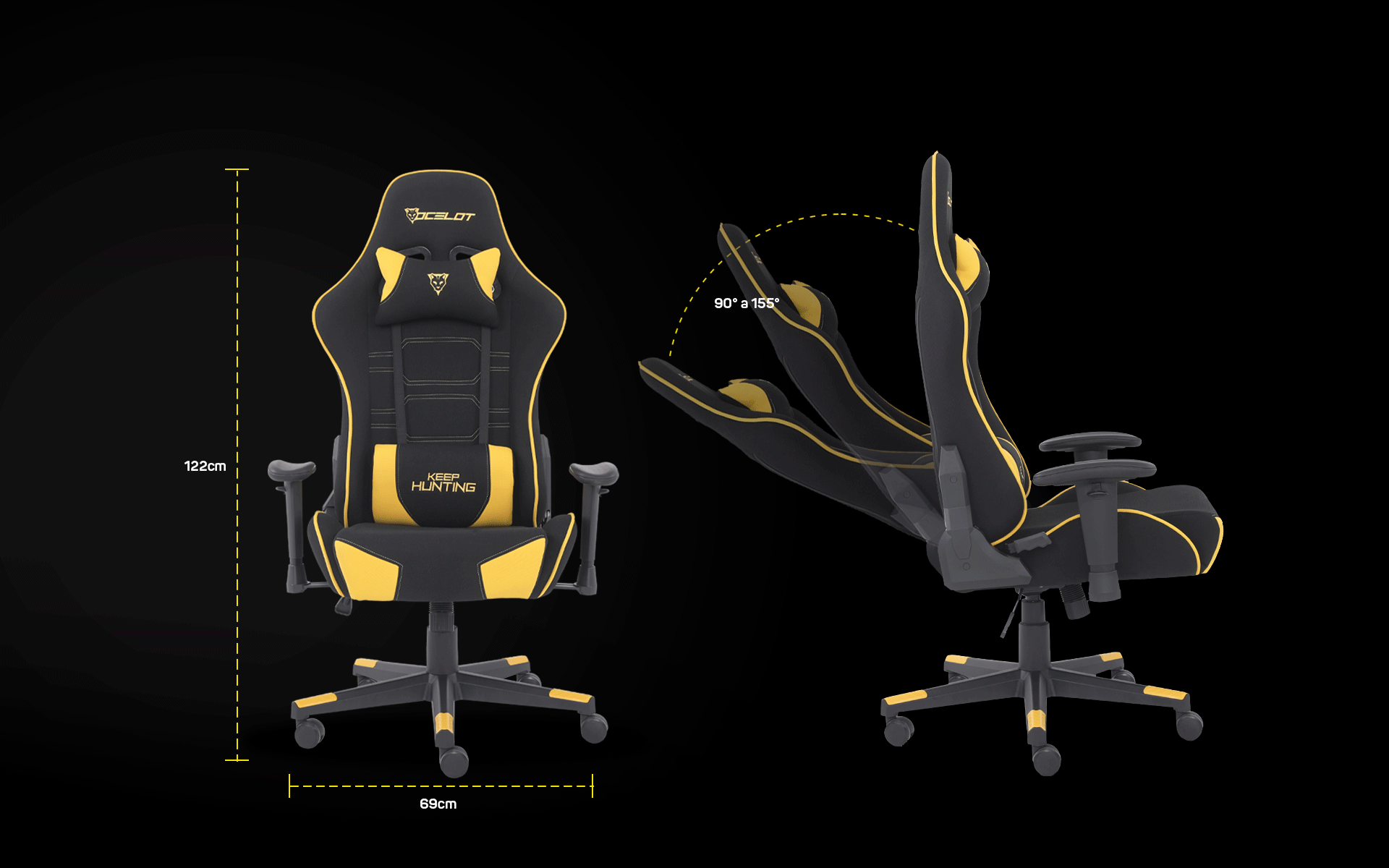 SILLA GAMER TELA